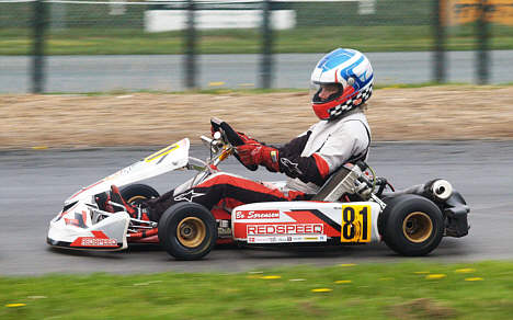 Bo Sørensen scorer topresultater i Dansk Super Kart (DSK).